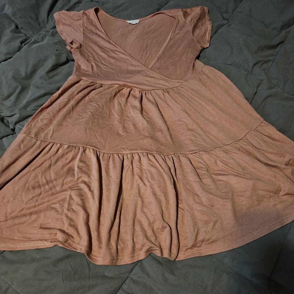 See you Monday tiered dress